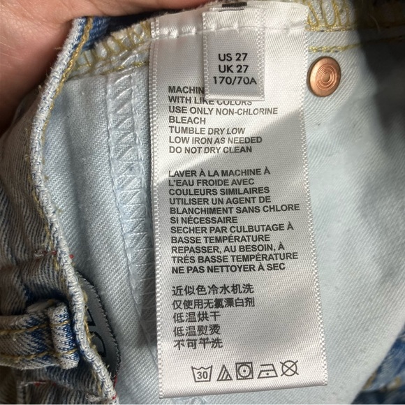 BDG Urban Outfitters bootcut Jeans light wash destroyed women’s size 27 - Picture 9 of 11